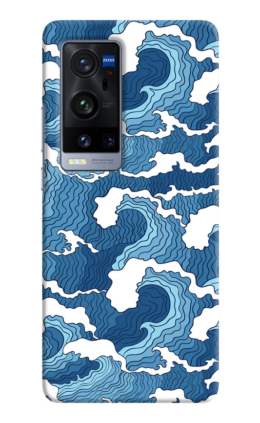 Blue Waves Vivo X60 Pro+ Hard Case Back Cover by Casekaro