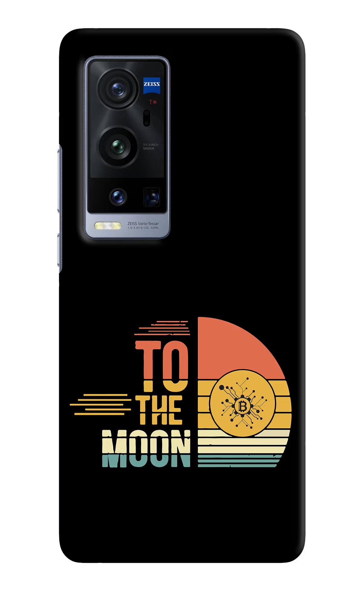 To the Moon Vivo X60 Pro+ Hard Case Back Cover by Casekaro
