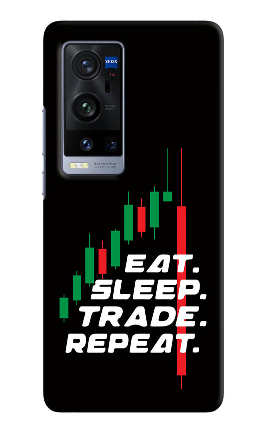 Eat Sleep Trade Repeat Vivo X60 Pro+ Hard Case Back Cover by Casekaro