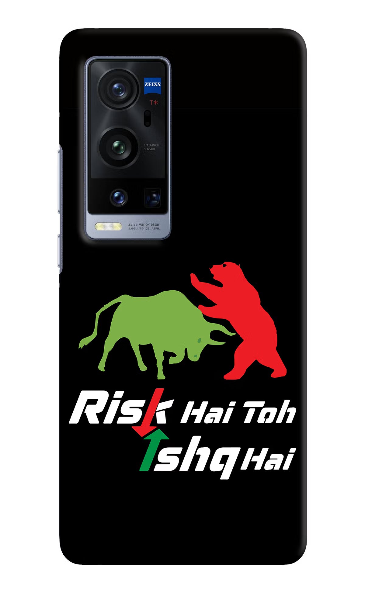 Risk Hai Toh Ishq Hai Vivo X60 Pro+ Hard Case Back Cover by Casekaro