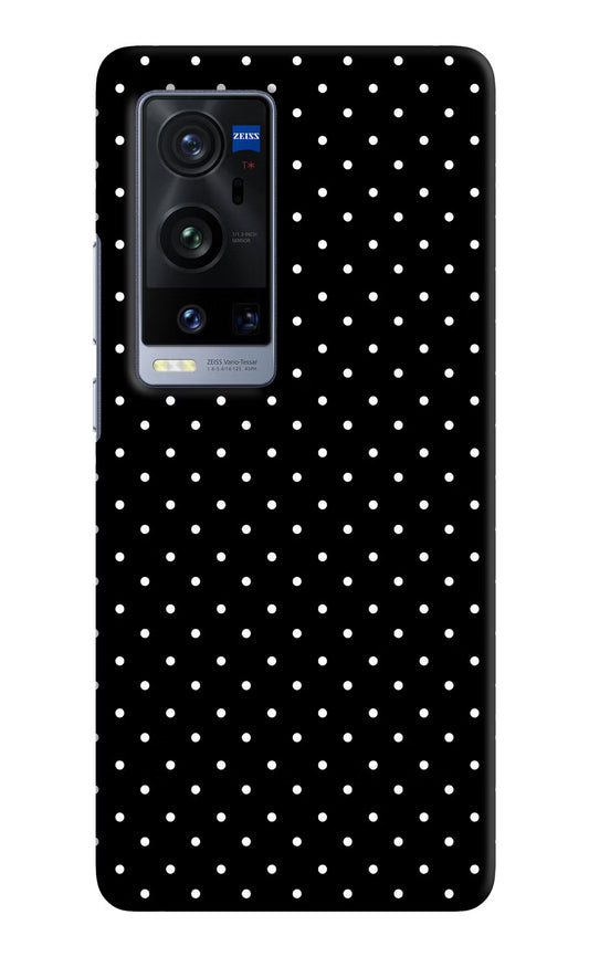 White Dots Vivo X60 Pro+ Hard Case Back Cover by Casekaro