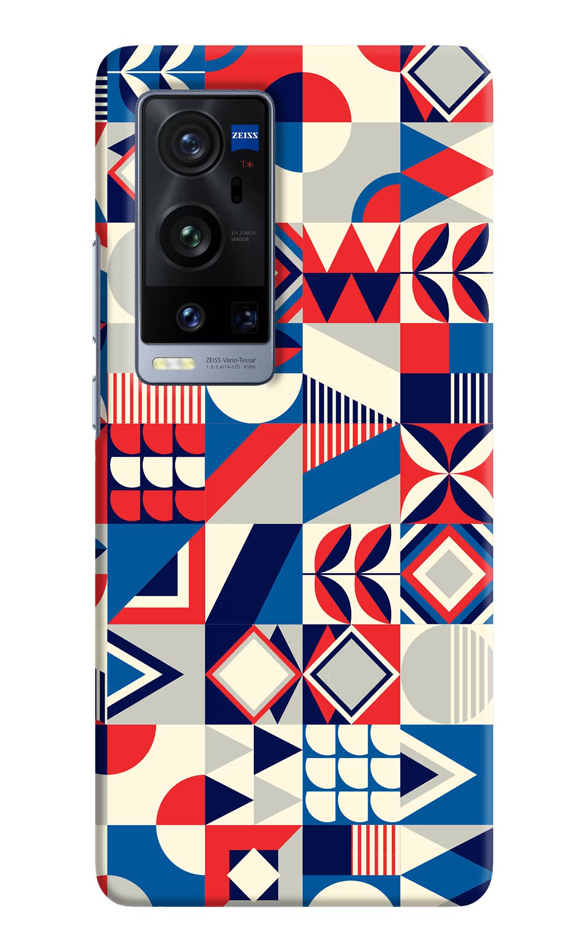 Colorful Pattern Vivo X60 Pro+ Hard Case Back Cover by Casekaro