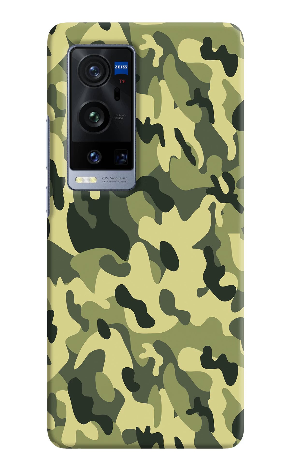 Camouflage Vivo X60 Pro+ Hard Case Back Cover by Casekaro