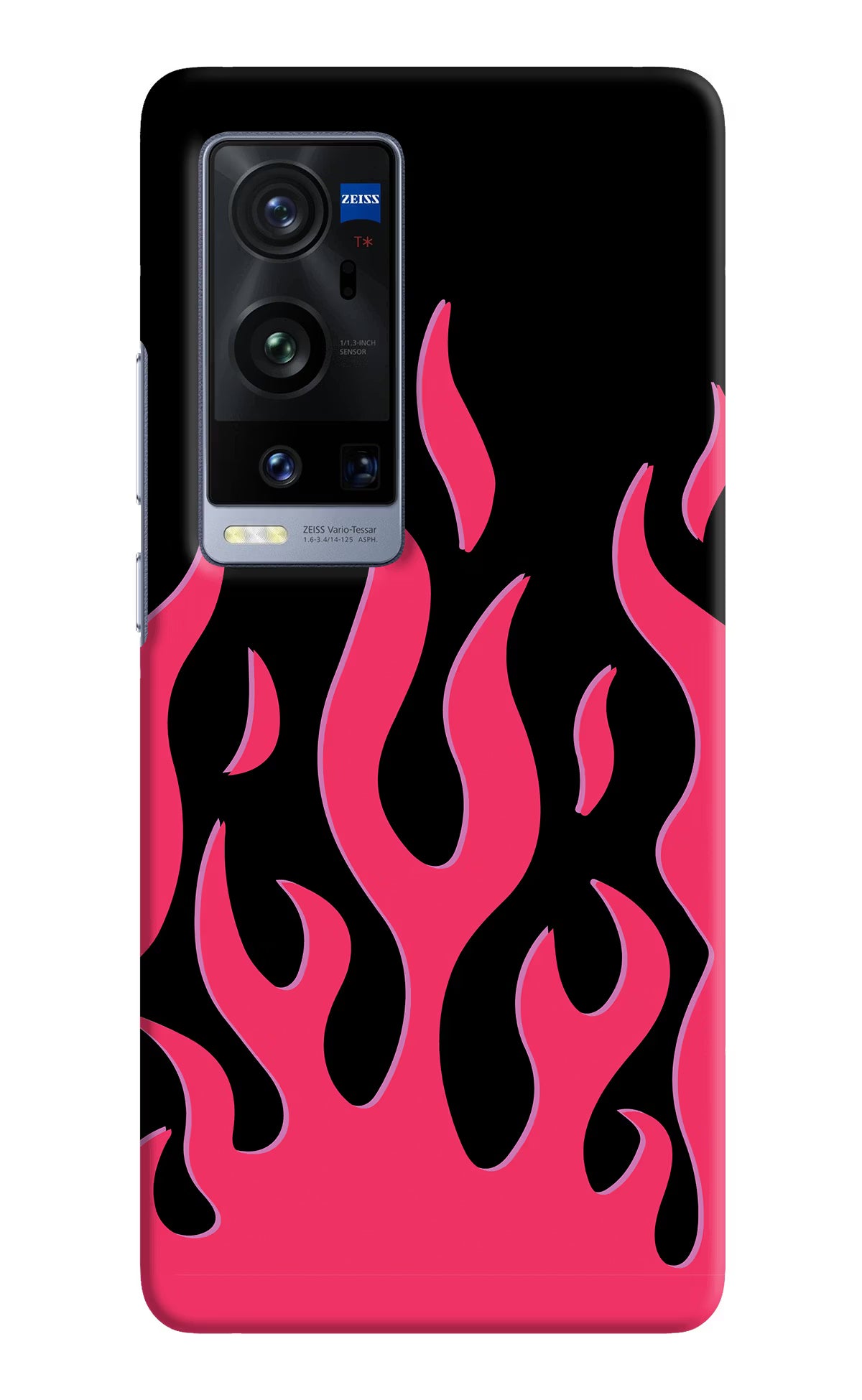 Fire Flames Vivo X60 Pro+ Hard Case Back Cover by Casekaro