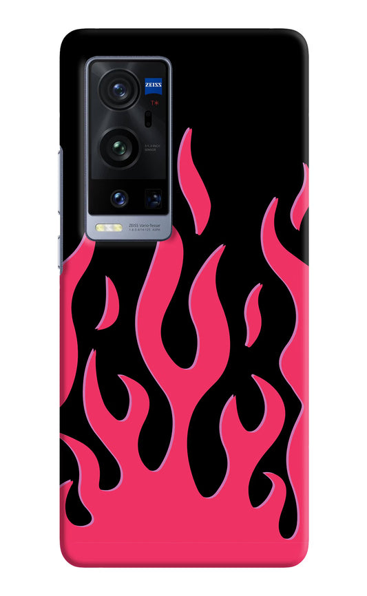 Fire Flames Vivo X60 Pro+ Hard Case Back Cover by Casekaro
