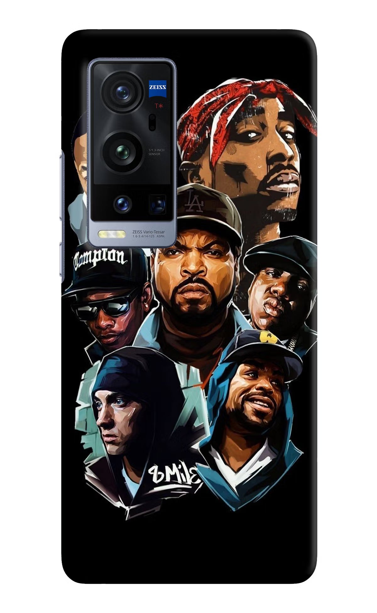 Rappers Vivo X60 Pro+ Hard Case Back Cover by Casekaro