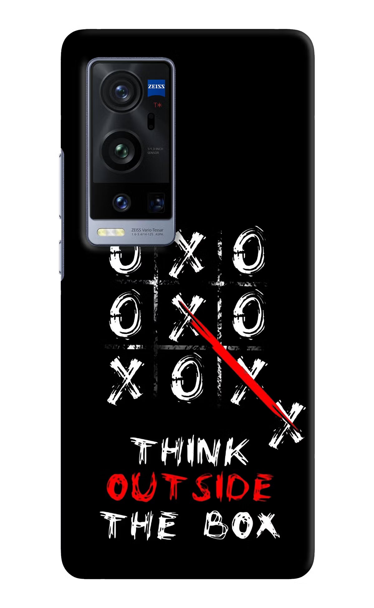 Think out of the BOX Vivo X60 Pro+ Hard Case Back Cover by Casekaro