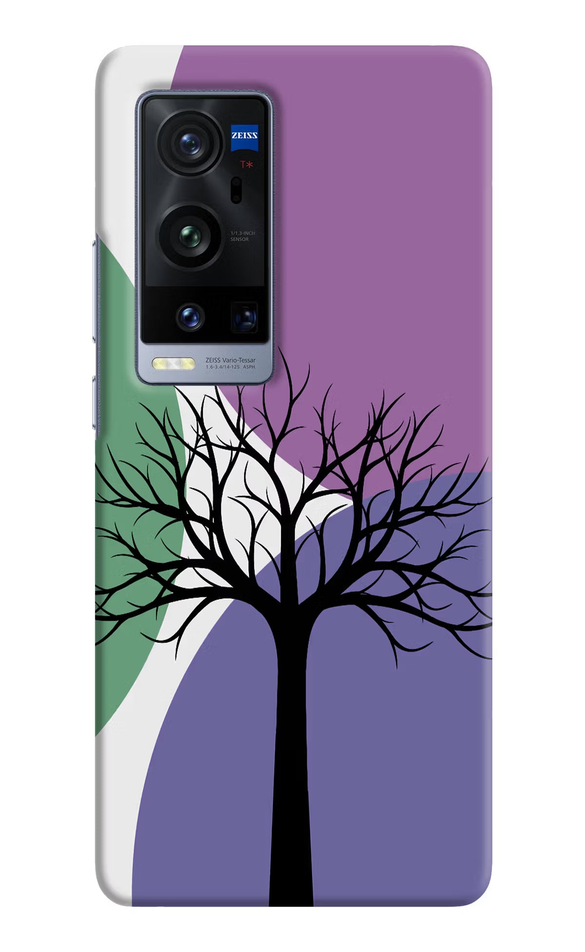 Tree Art Vivo X60 Pro+ Hard Case Back Cover by Casekaro