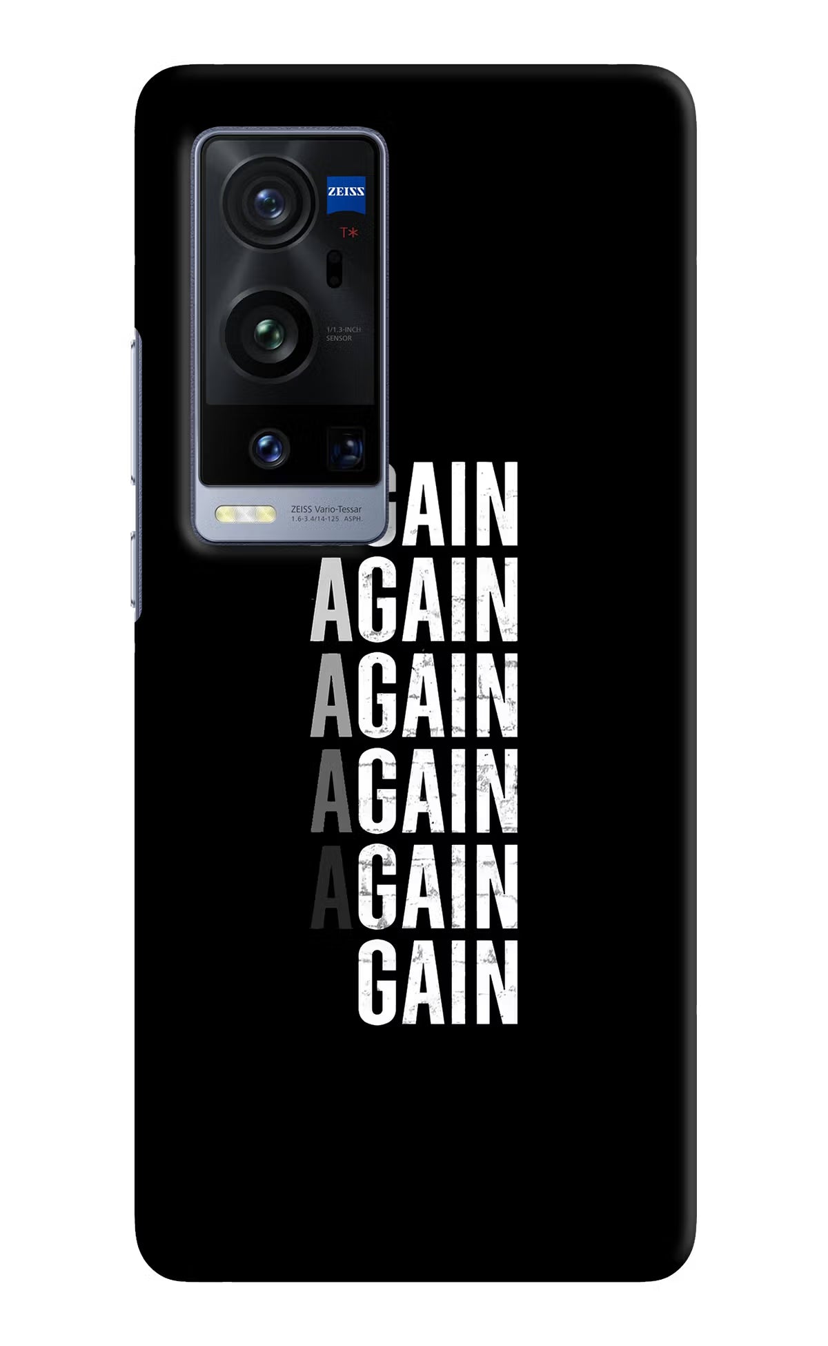 Again Again Gain Vivo X60 Pro+ Hard Case Back Cover by Casekaro