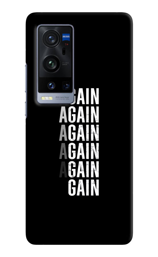 Again Again Gain Vivo X60 Pro+ Hard Case Back Cover by Casekaro