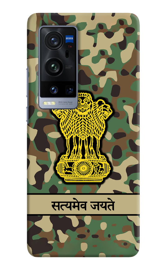 Satyamev Jayate Army Vivo X60 Pro+ Hard Case Back Cover by Casekaro
