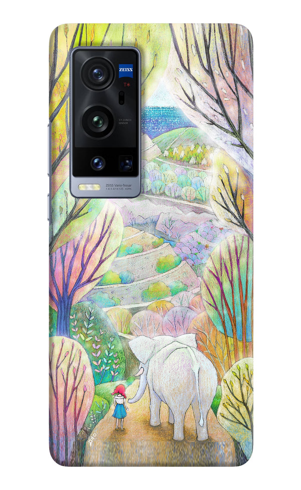 Nature Painting Vivo X60 Pro+ Hard Case Back Cover by Casekaro