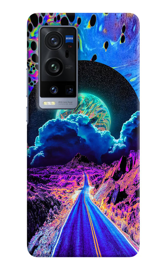 Psychedelic Painting Vivo X60 Pro+ Hard Case Back Cover by Casekaro