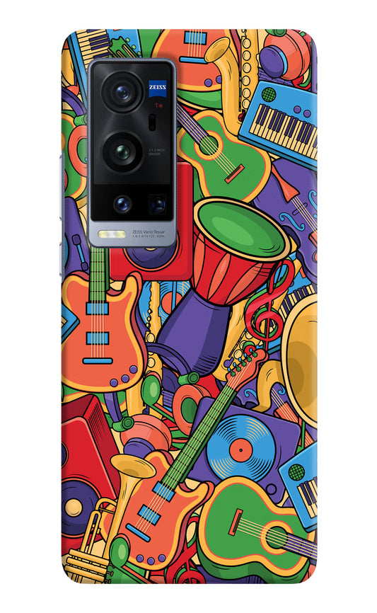 Music Instrument Doodle Vivo X60 Pro+ Hard Case Back Cover by Casekaro