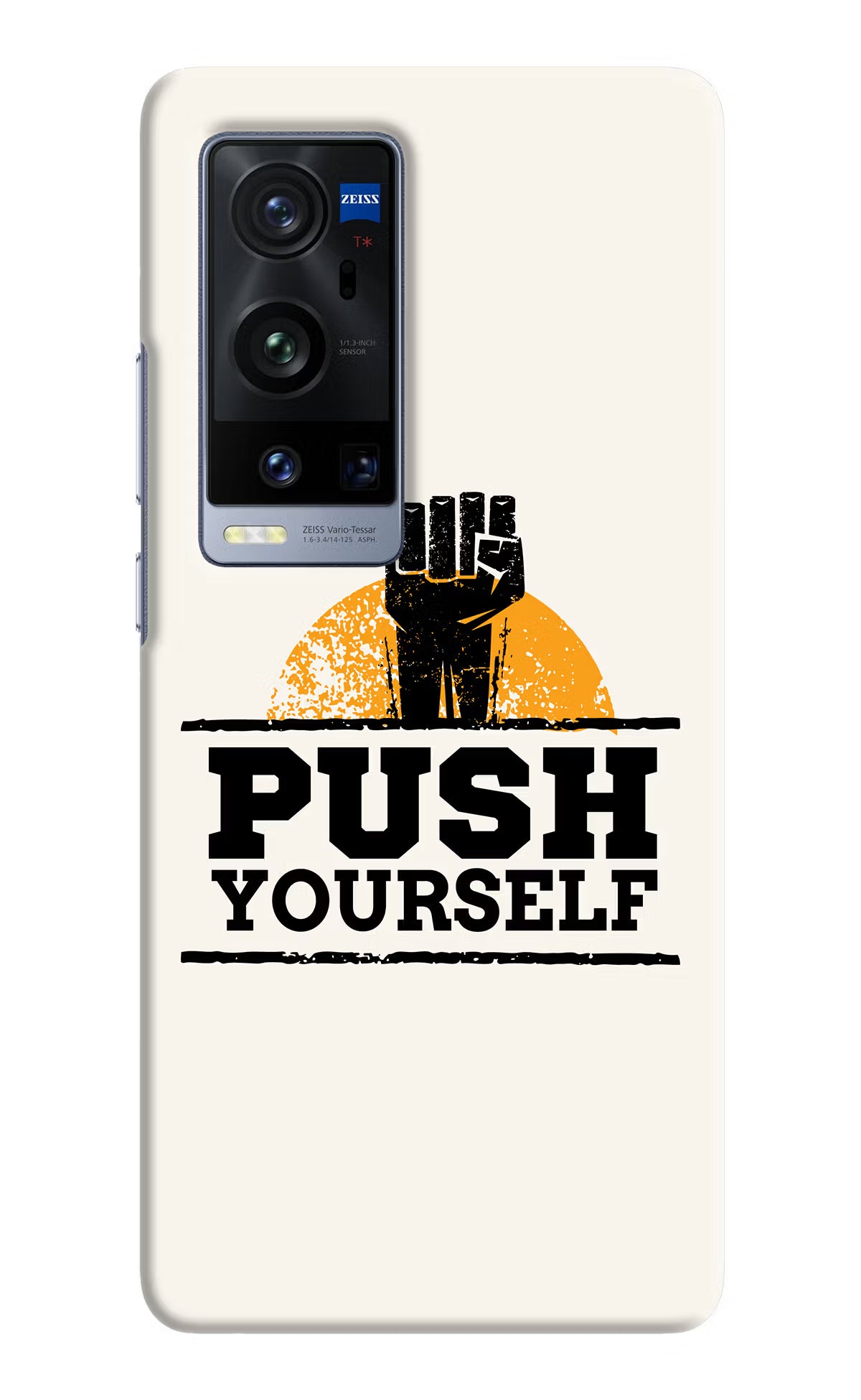 Push Yourself Vivo X60 Pro+ Hard Case Back Cover by Casekaro