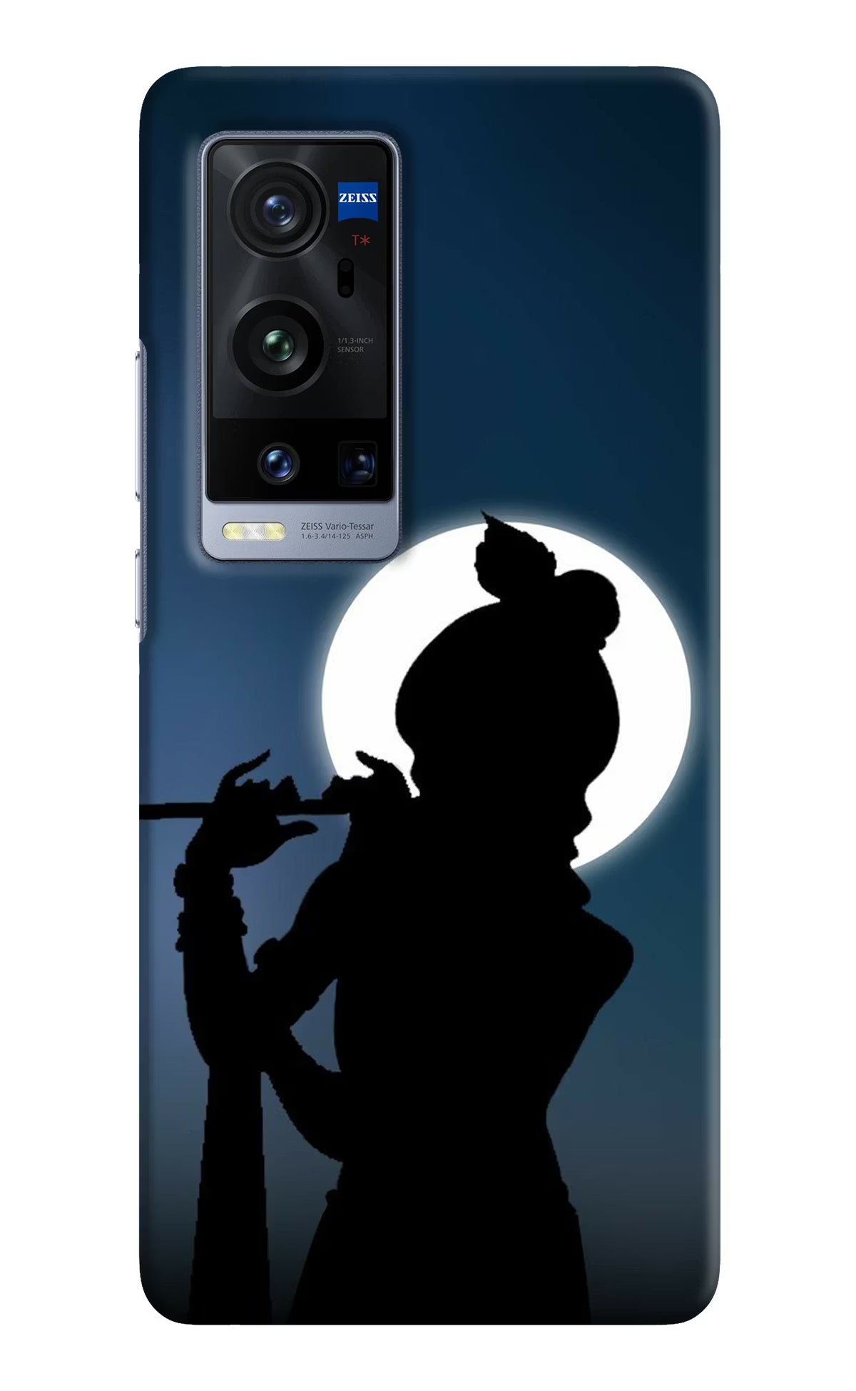 Shri Krishna Silhouette Vivo X60 Pro+ Hard Case Back Cover by Casekaro