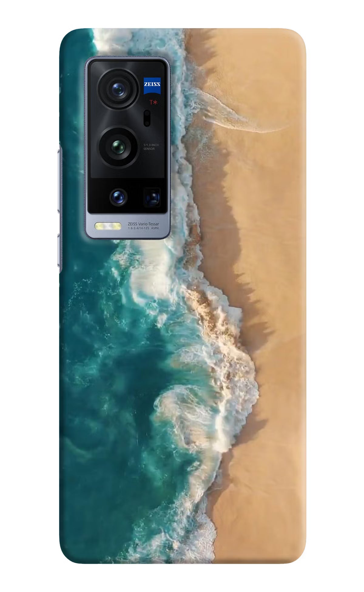 Ocean Beach Vivo X60 Pro+ Hard Case Back Cover by Casekaro