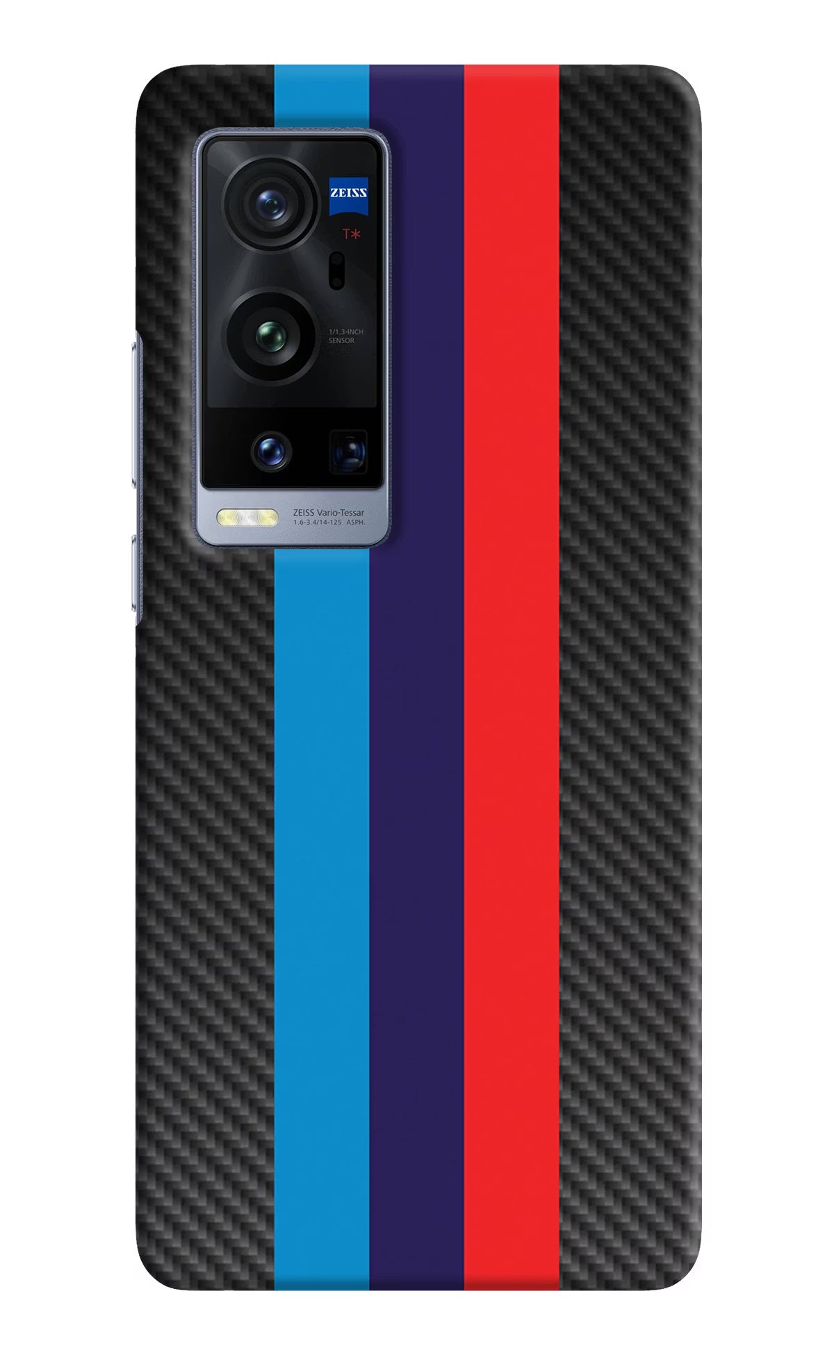 BMW Stripes Pattern Vivo X60 Pro+ Hard Case Back Cover by Casekaro