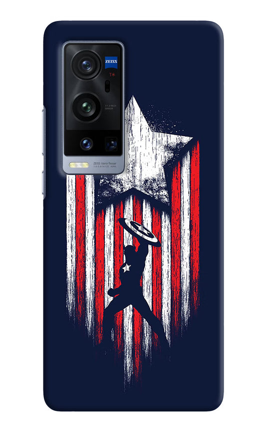 Captain America Marvel Art Vivo X60 Pro+ Hard Case Back Cover by Casekaro