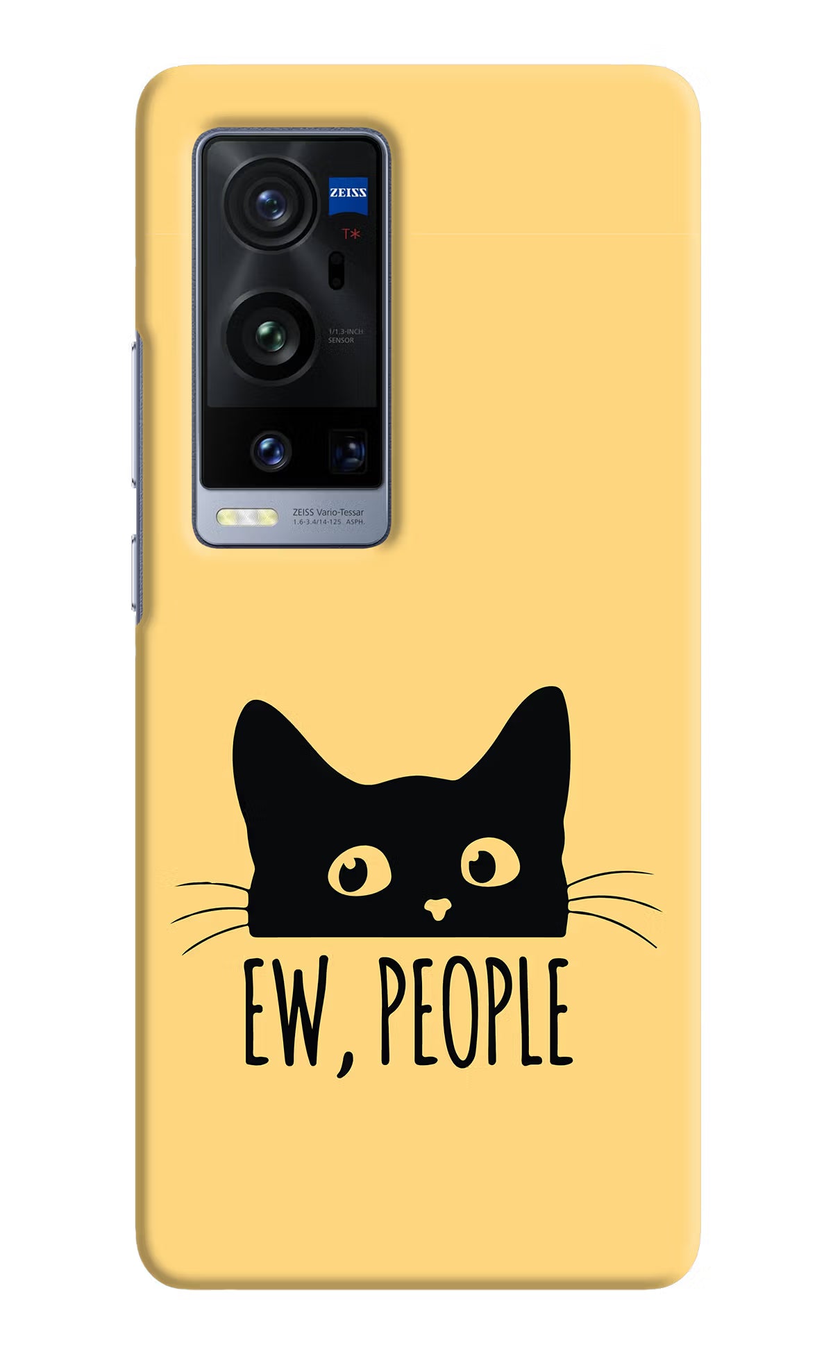 Ew People Catitude Vivo X60 Pro+ Hard Case Back Cover by Casekaro