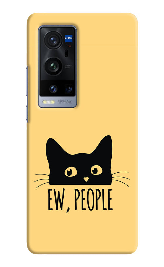 Ew People Catitude Vivo X60 Pro+ Hard Case Back Cover by Casekaro