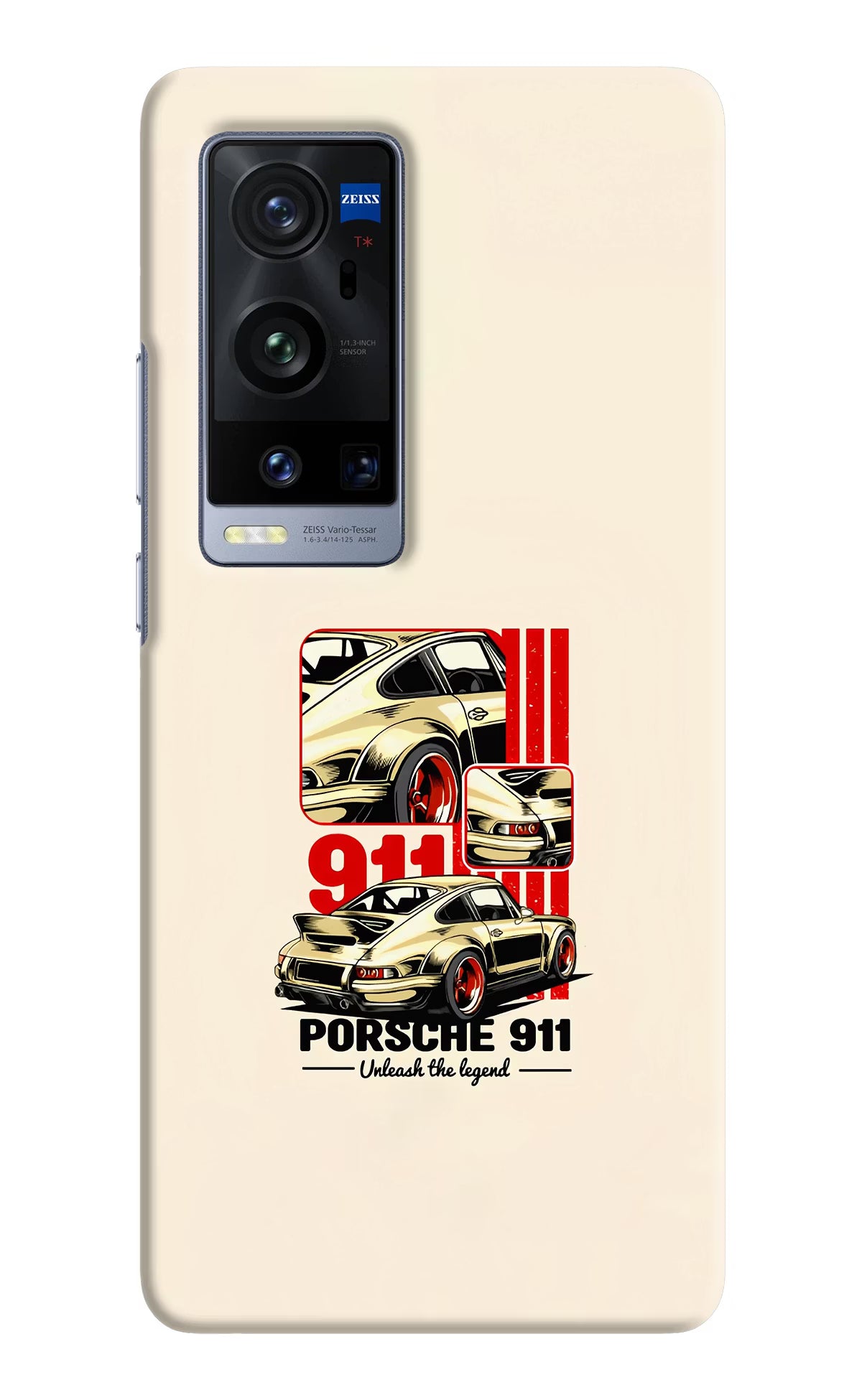 Classic Porsche 911 Vivo X60 Pro+ Hard Case Back Cover by Casekaro