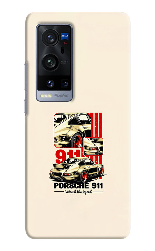 Classic Porsche 911 Vivo X60 Pro+ Hard Case Back Cover by Casekaro