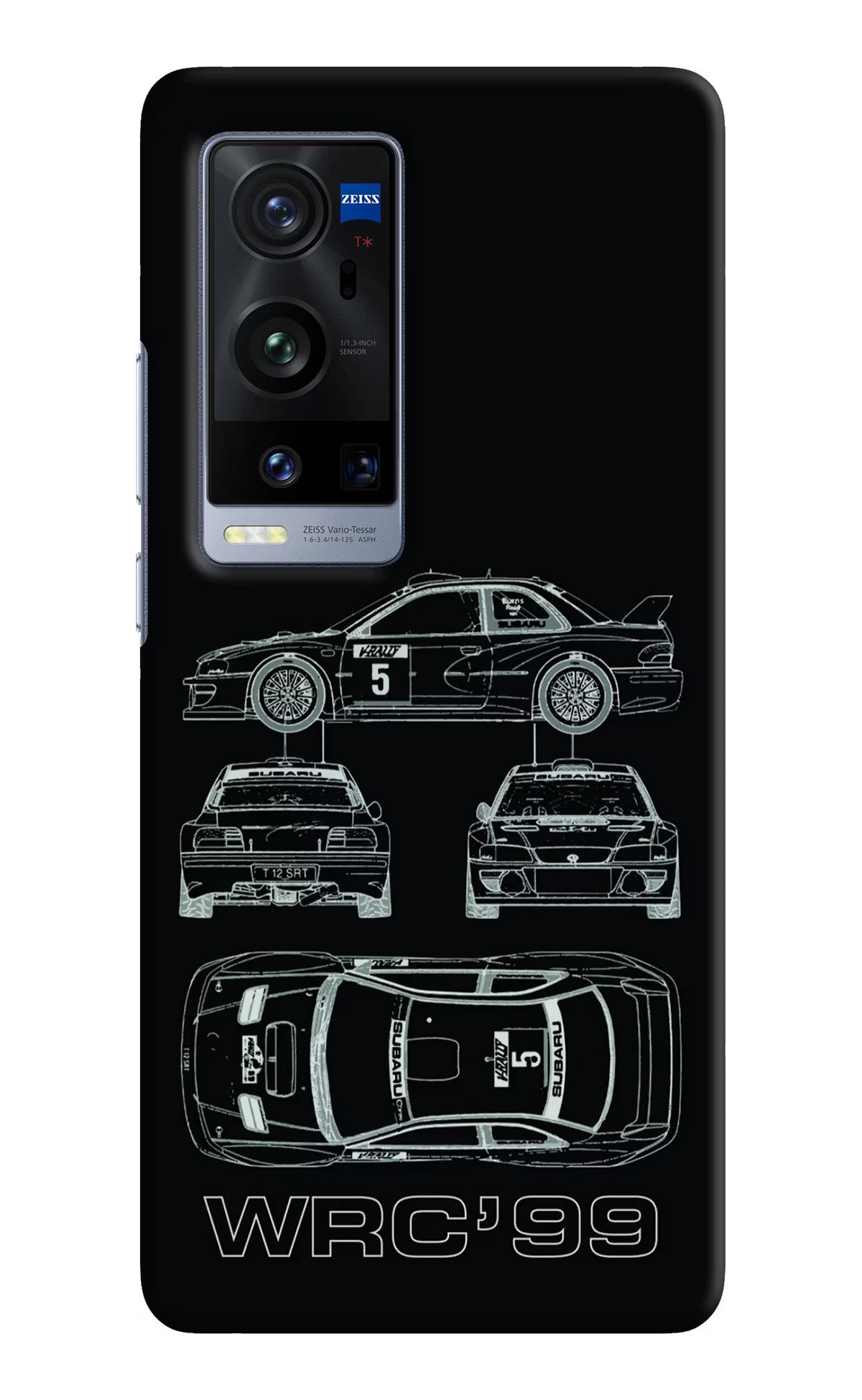 WRC'99 Vivo X60 Pro+ Hard Case Back Cover by Casekaro