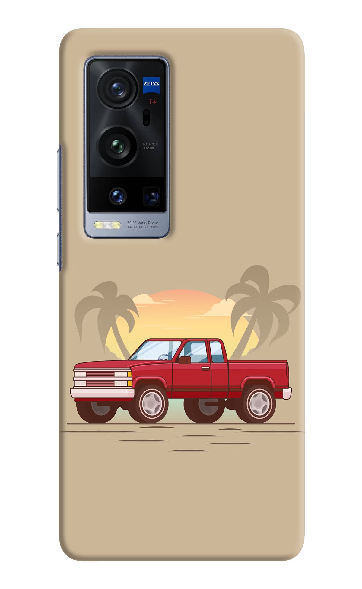 Desert Classic Drive Vivo X60 Pro+ Hard Case Back Cover by Casekaro