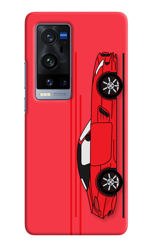 Red Velocity Vivo X60 Pro+ Hard Case Back Cover by Casekaro
