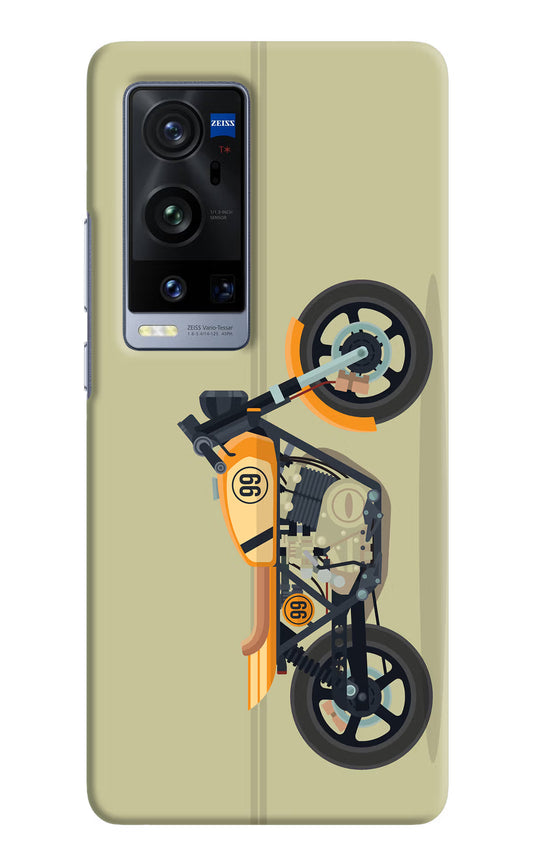 Vertical Speedster Vivo X60 Pro+ Hard Case Back Cover by Casekaro