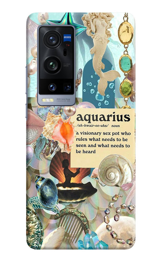 Aquarius Zodiac Vivo X60 Pro+ Hard Case Back Cover by Casekaro