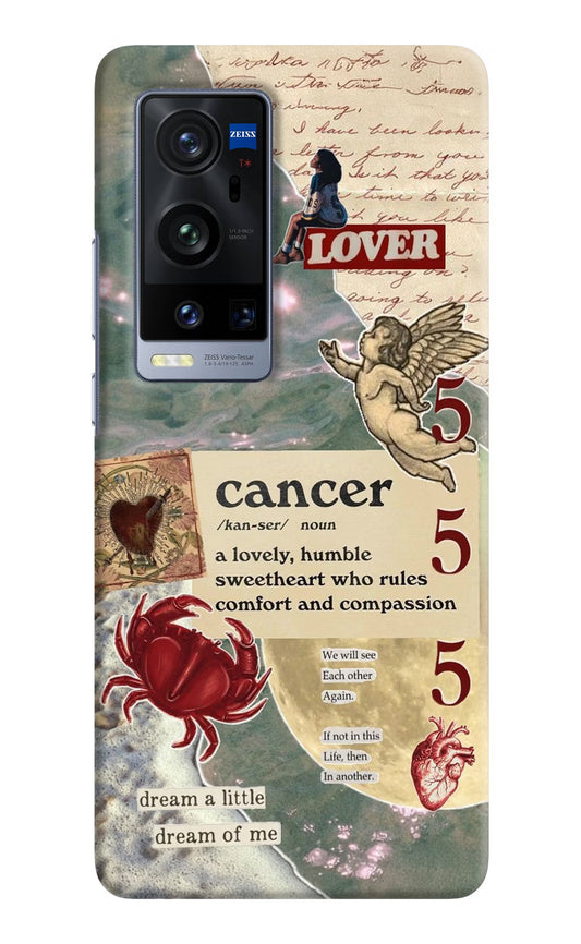 Cancer Zodiac Vivo X60 Pro+ Hard Case Back Cover by Casekaro