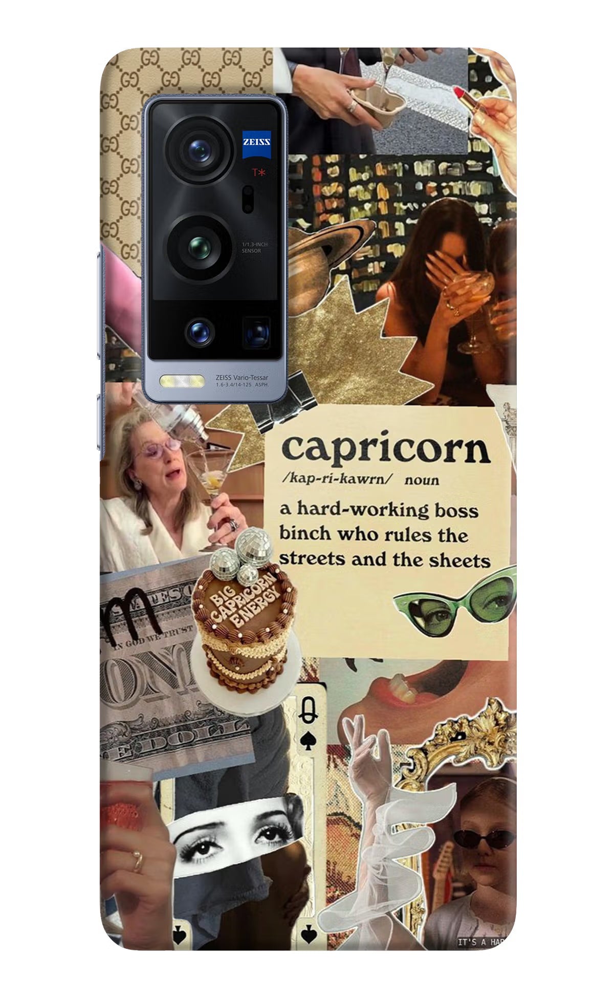 Capricorn Zodiac Vivo X60 Pro+ Hard Case Back Cover by Casekaro
