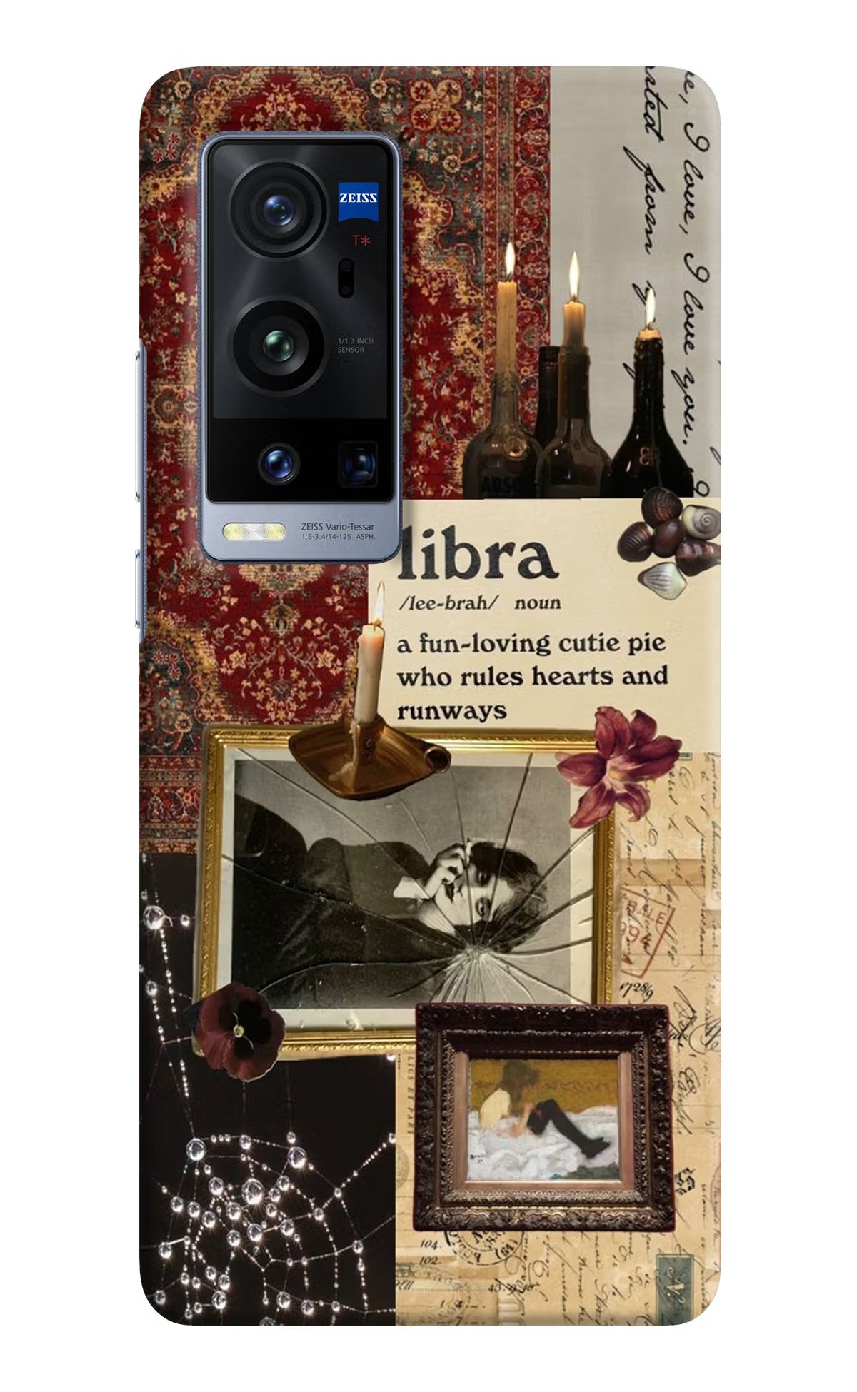 Libra Zodiac Vivo X60 Pro+ Hard Case Back Cover by Casekaro