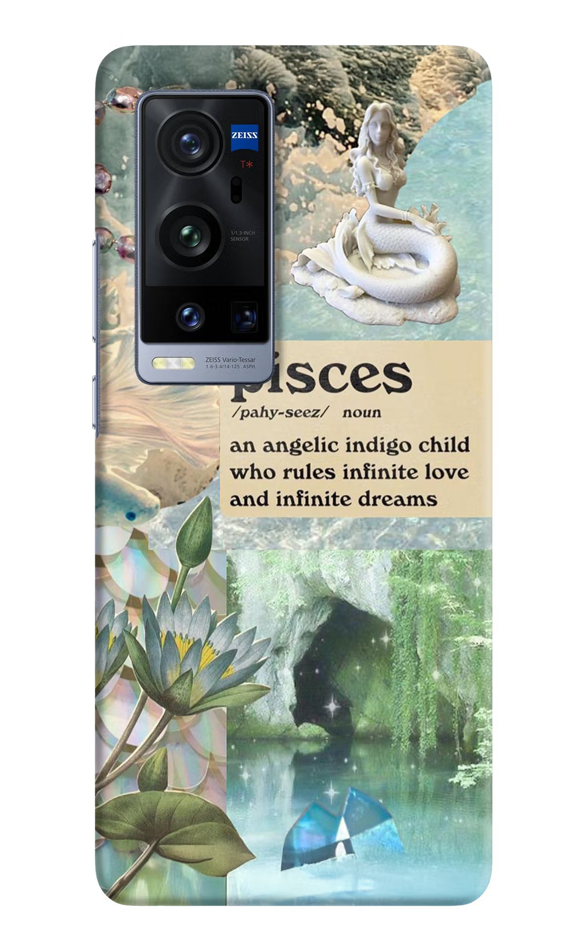 Pisces Zodiac Vivo X60 Pro+ Hard Case Back Cover by Casekaro