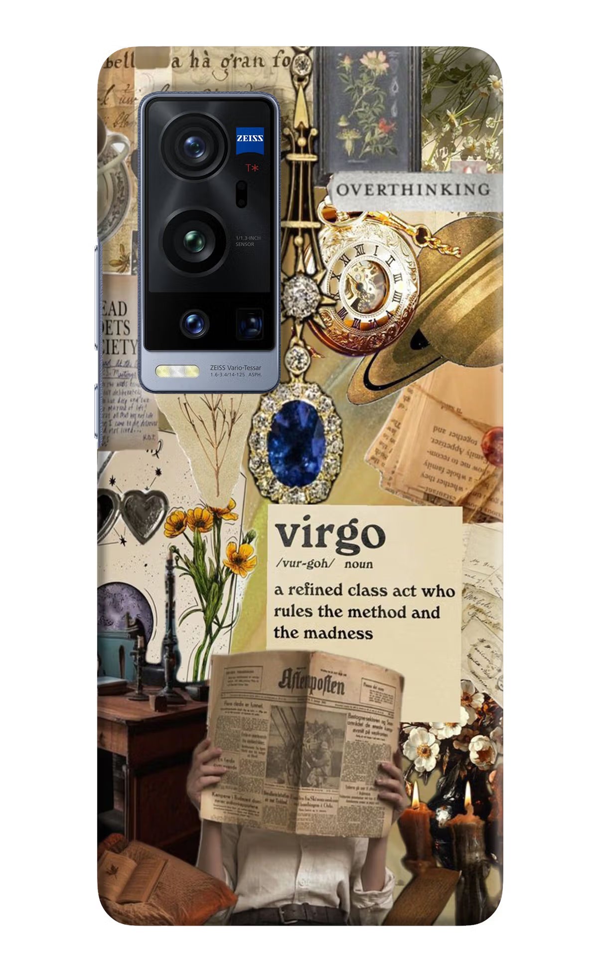 Virgo Zodiac Vivo X60 Pro+ Hard Case Back Cover by Casekaro