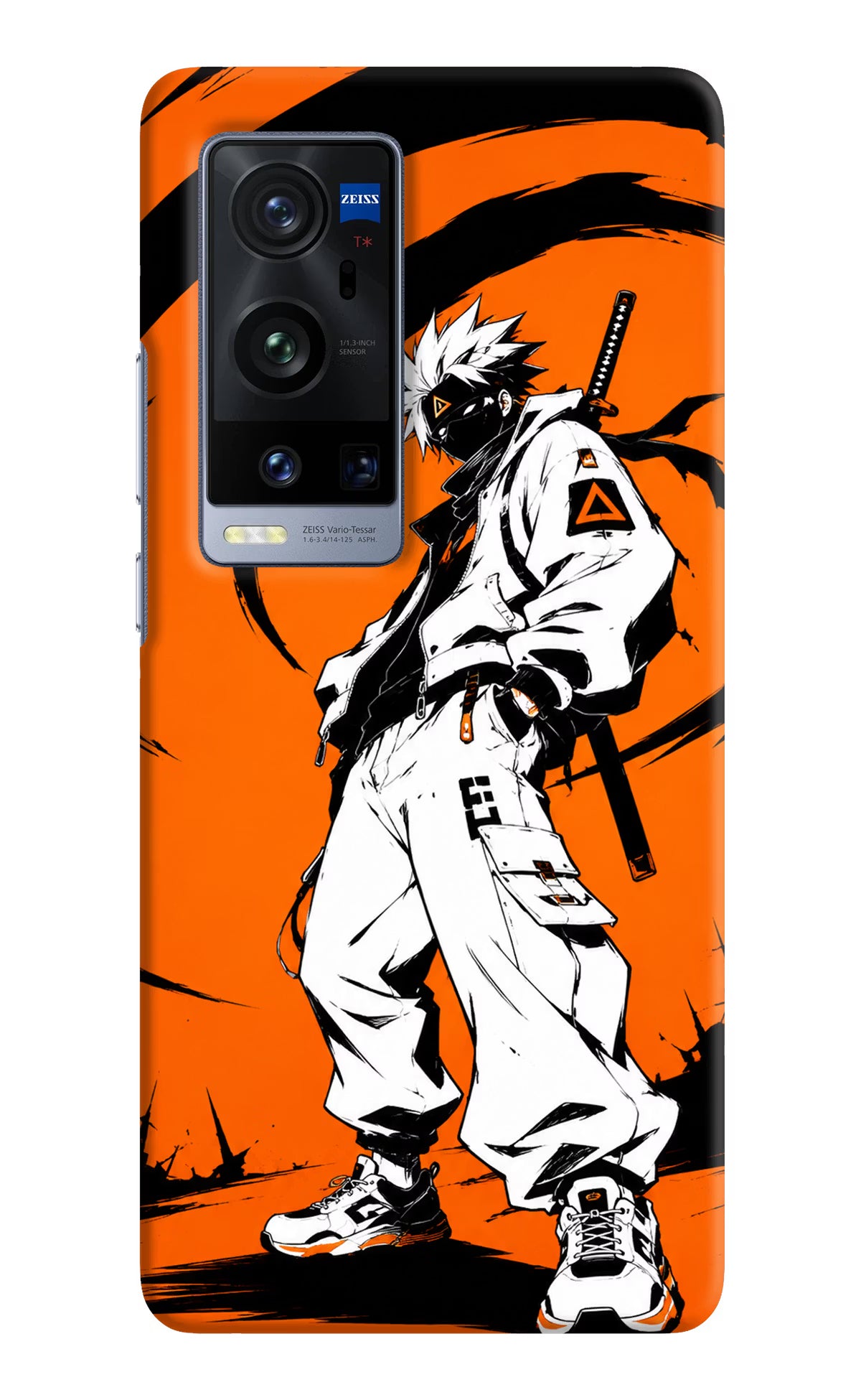 Street Samurai  Vivo X60 Pro+ Hard Case Back Cover by Casekaro