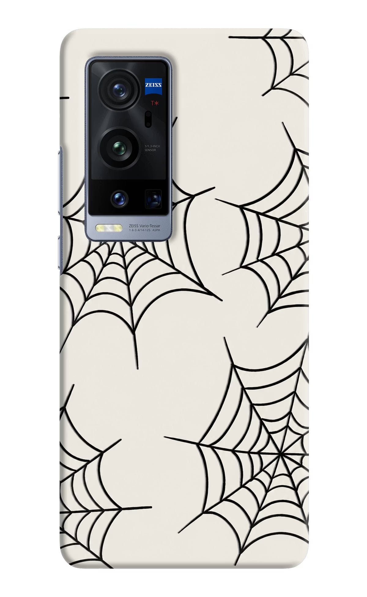 Spider Web Vivo X60 Pro+ Hard Case Back Cover by Casekaro