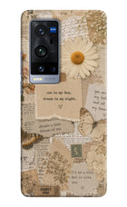 Vintage case Vivo X60 Pro+ Hard Case Back Cover by Casekaro