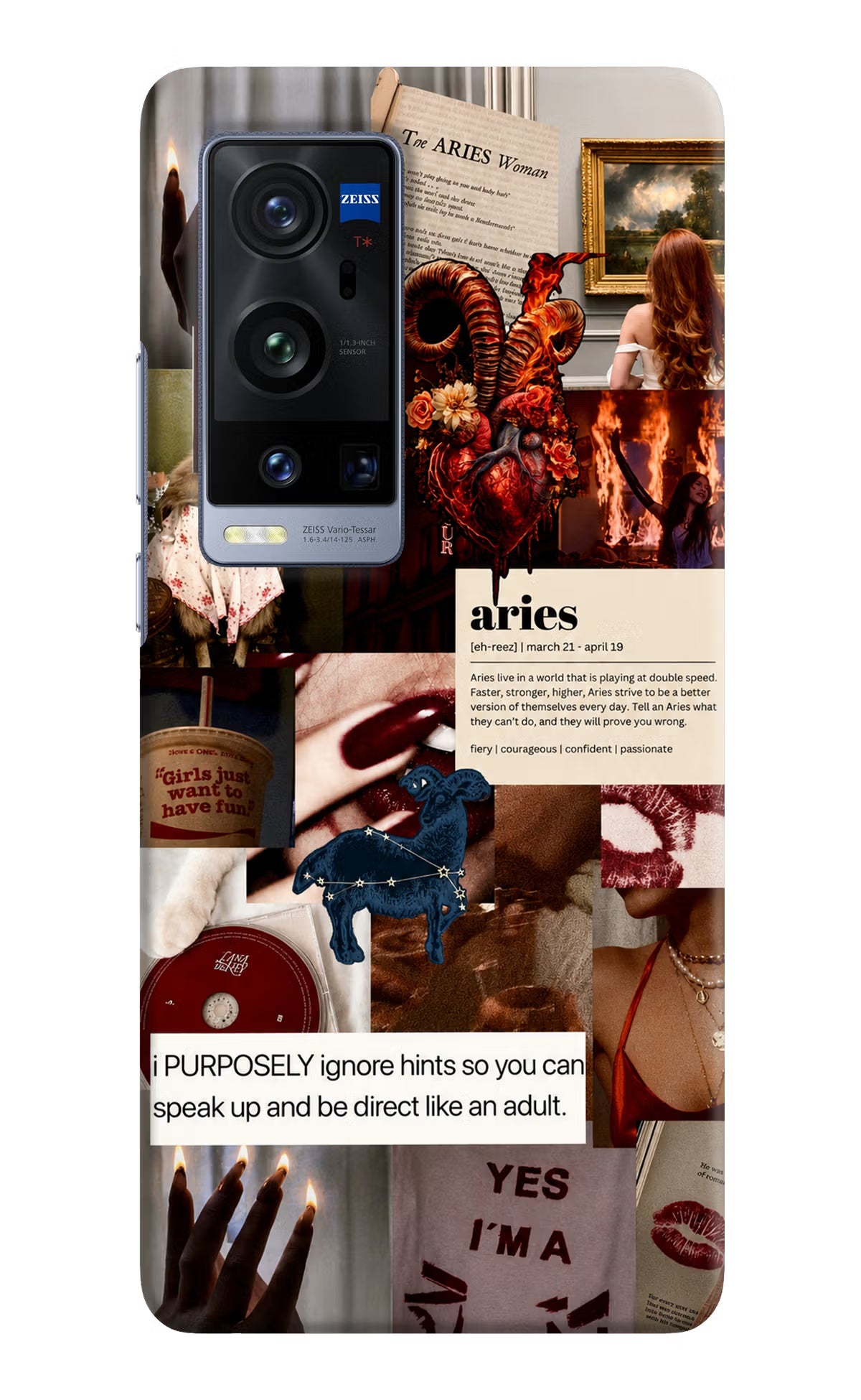 Zodiac Aries Vivo X60 Pro+ Back Cover