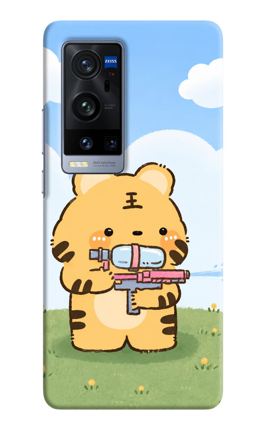Tiger Treat Vivo X60 Pro+ Hard Case Back Cover by Casekaro