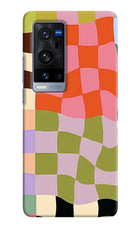 Wavy Grid Vivo X60 Pro+ Back Cover