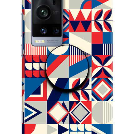 Colorful Pattern Vivo X60 Pro+ Pop Case by Casekaro