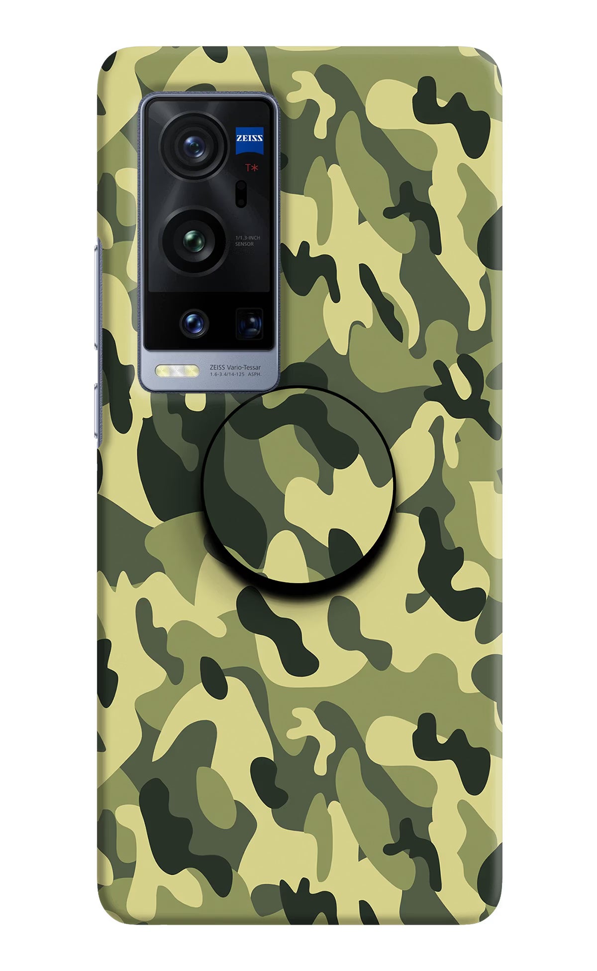 Camouflage Vivo X60 Pro+ Pop Case by Casekaro