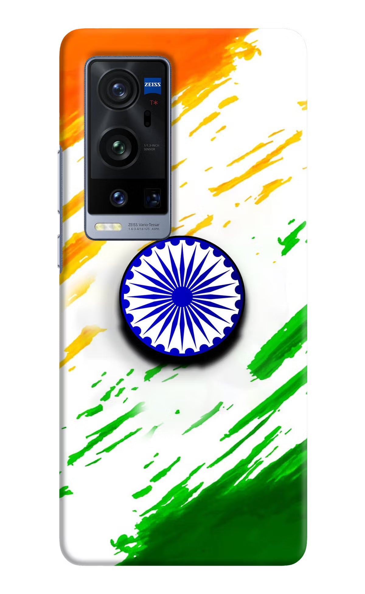 Indian Flag Ashoka Chakra Vivo X60 Pro+ Pop Case by Casekaro