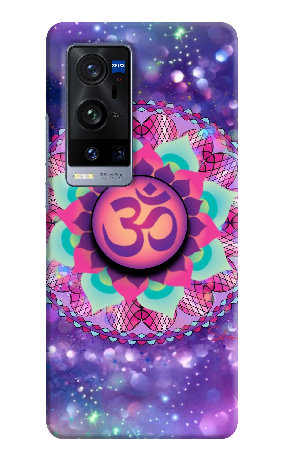 Om Purple Vivo X60 Pro+ Pop Case by Casekaro