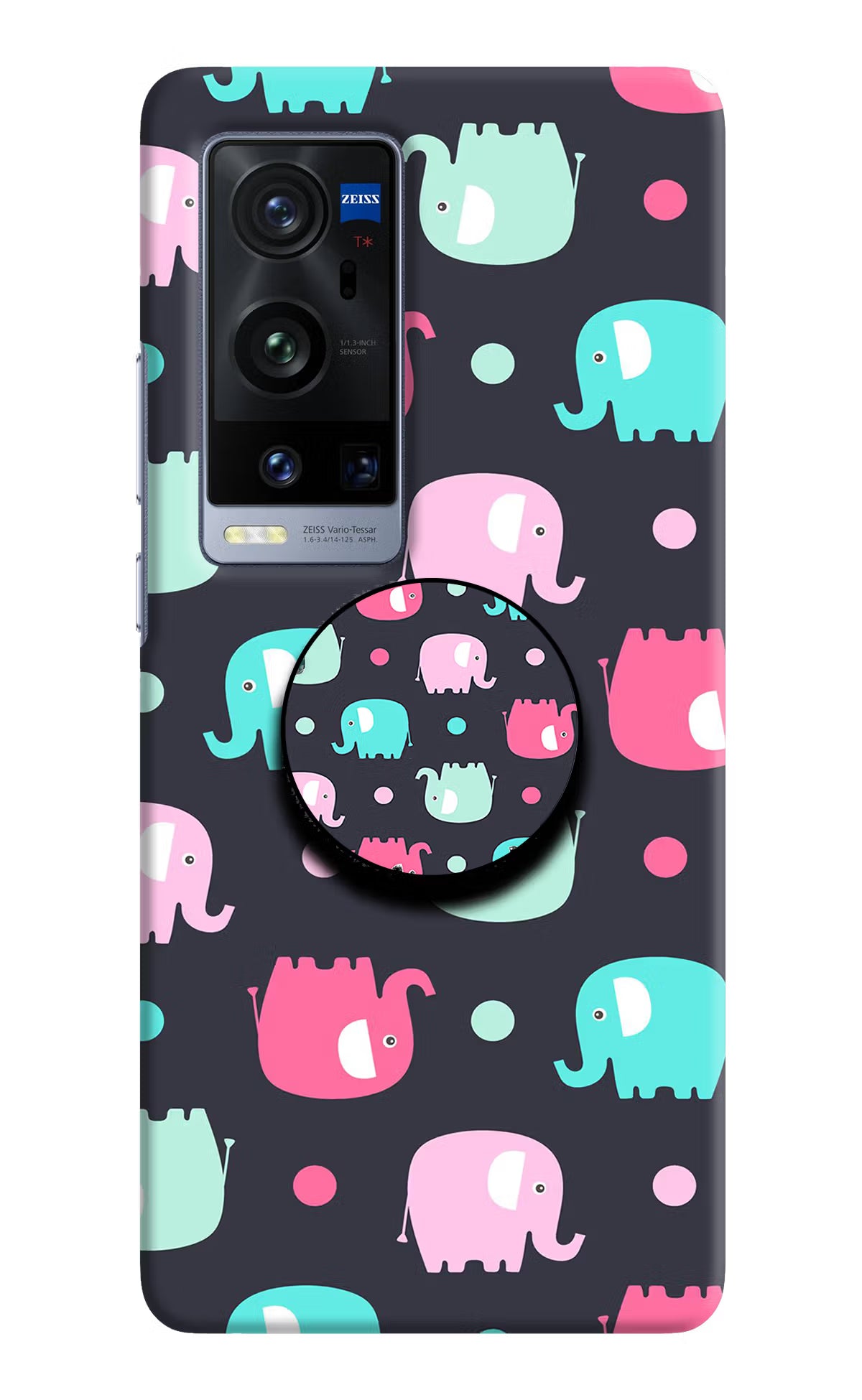 Baby Elephants Vivo X60 Pro+ Pop Case by Casekaro