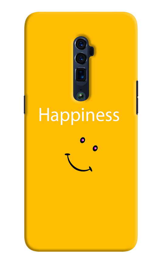 Happiness With Smiley Oppo Reno 10x Zoom Hard Case Back Cover by Casekaro