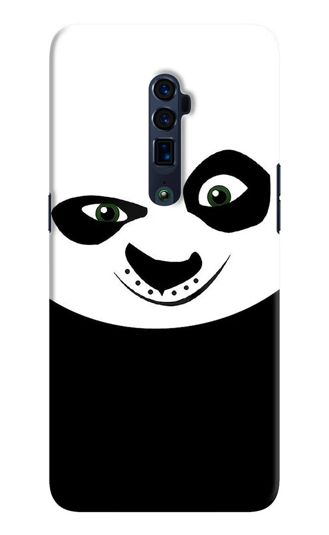 Panda Oppo Reno 10x Zoom Hard Case Back Cover by Casekaro